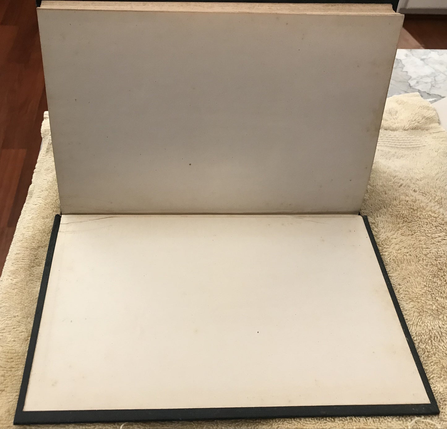 Back end pages with light foxing