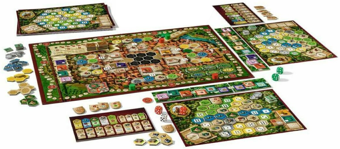 Castles of Burgundy (Alea 20th Anniversary Edition) setup