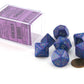 Polyhedral Dice Set: Speckled 7-Piece Set (box) - Silver Tetra