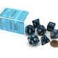 Polyhedral Dice Set: Speckled 7-Piece Set (box) - Stealth