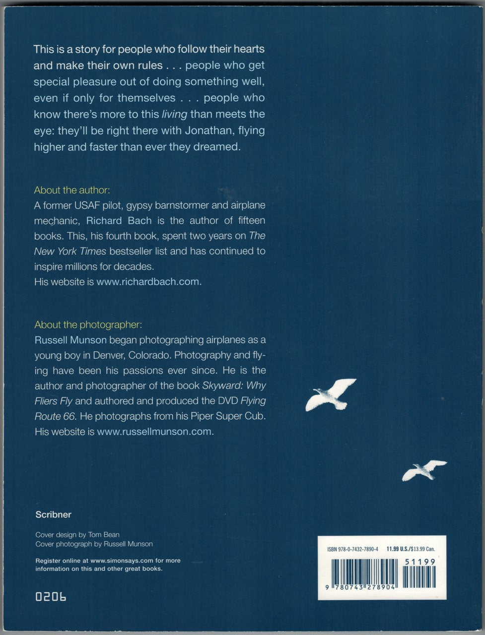 Jonathan Livingston Seagull back cover