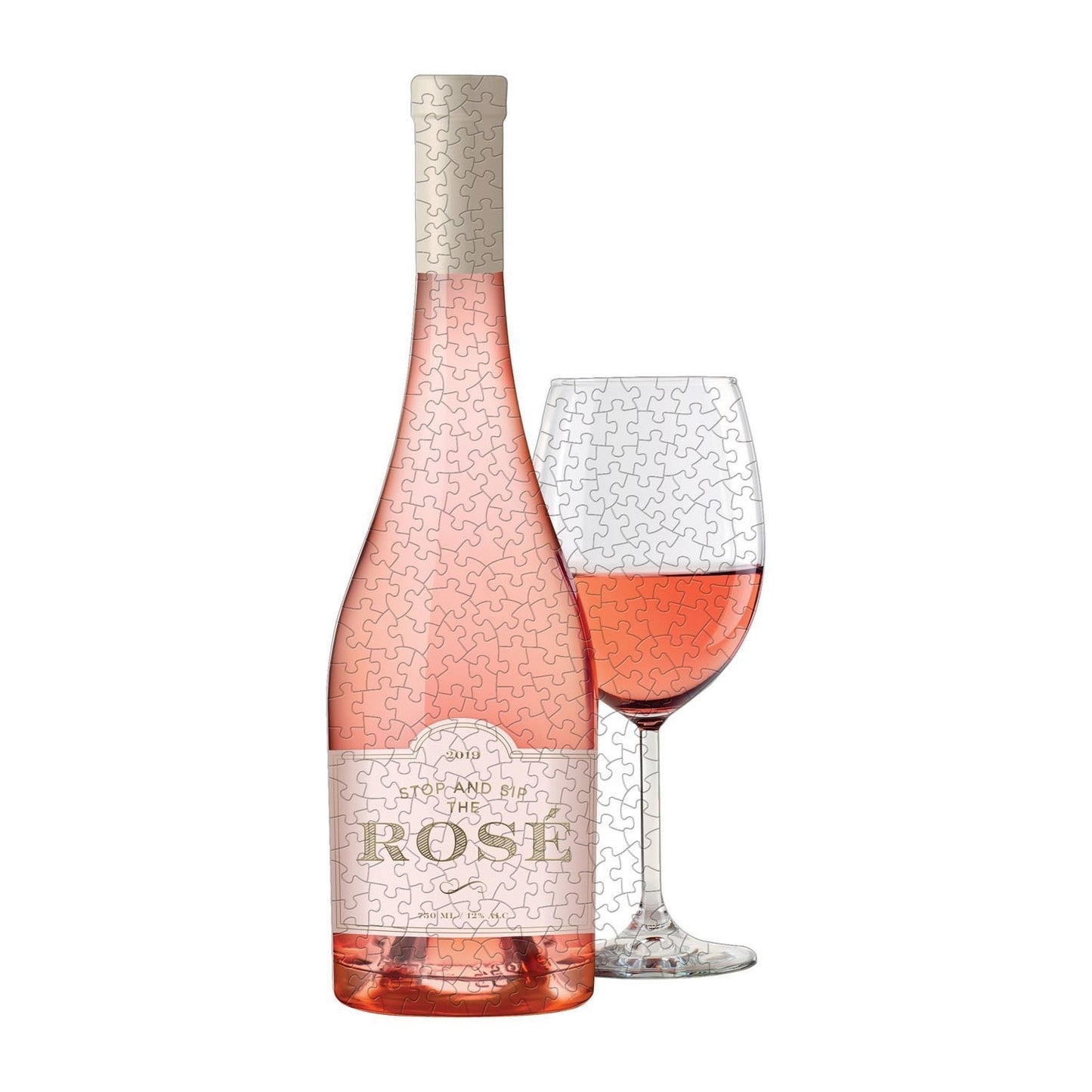 Rosé All Day 2 in 1 Shaped Jigsaw Puzzle