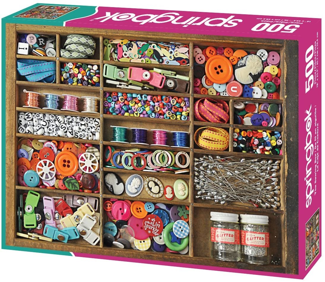 Sewing Box 500 Piece Jigsaw Puzzle