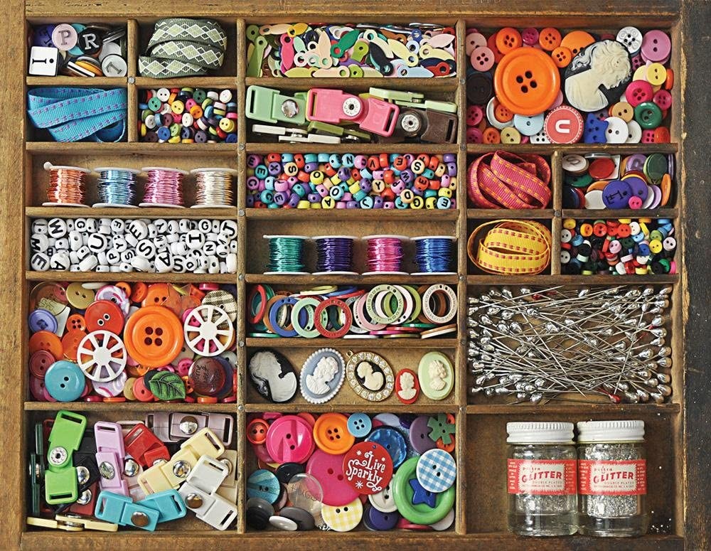 Sewing Box 500 Piece Jigsaw Puzzle