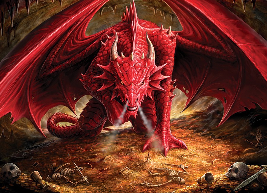 Dragon's Lair 1000 Piece Jigsaw Puzzle