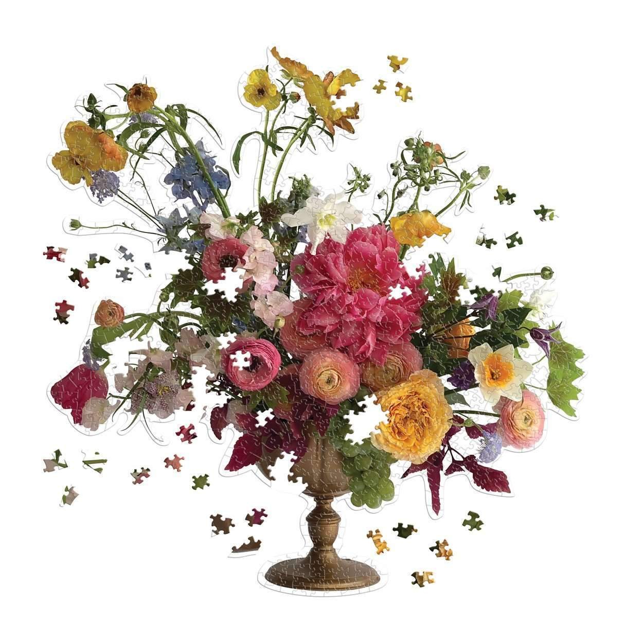 Ashley Woodson Bailey 750 Piece Shaped Jigsaw Puzzle in progress