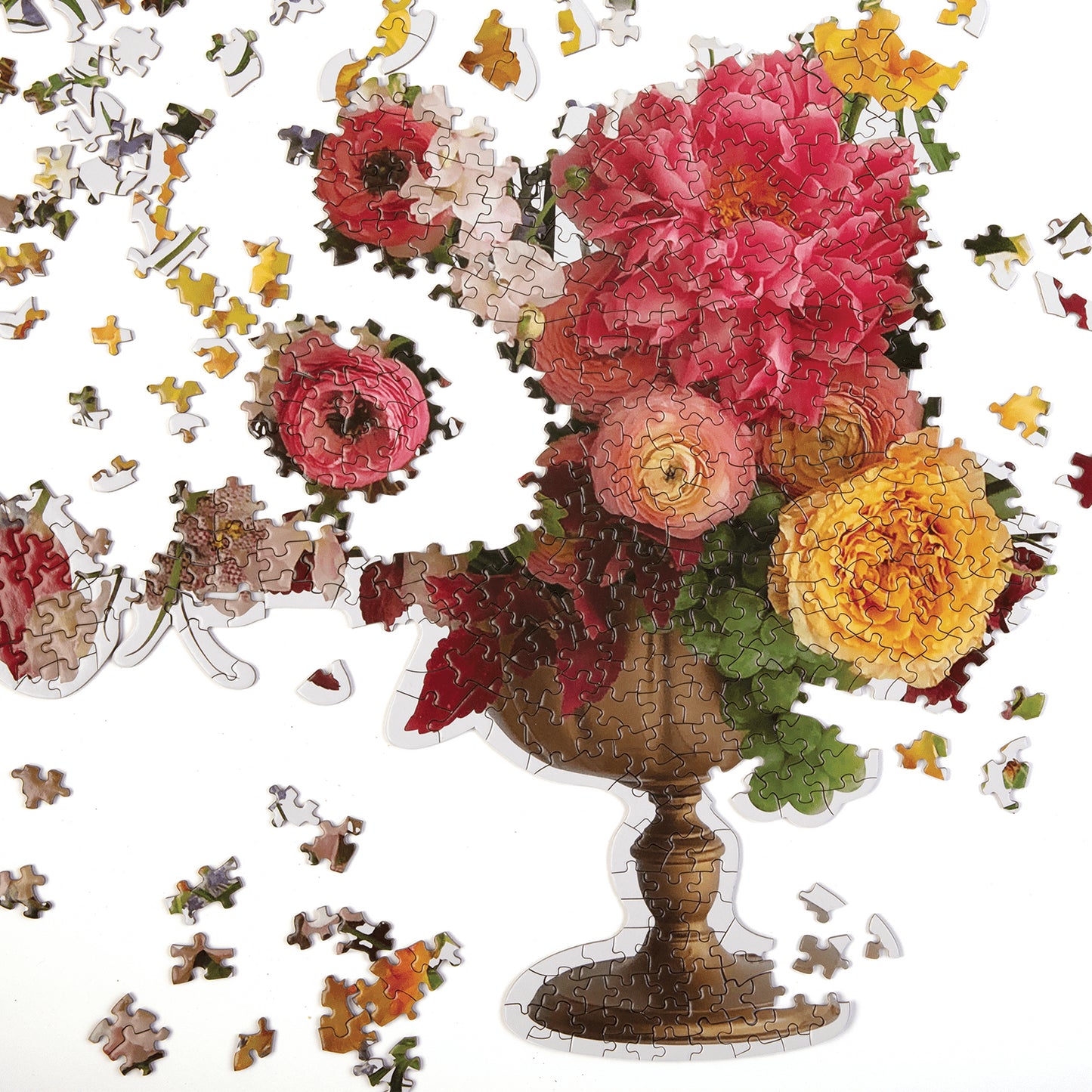 Ashley Woodson Bailey 750 Piece Shaped Jigsaw Puzzle in progress