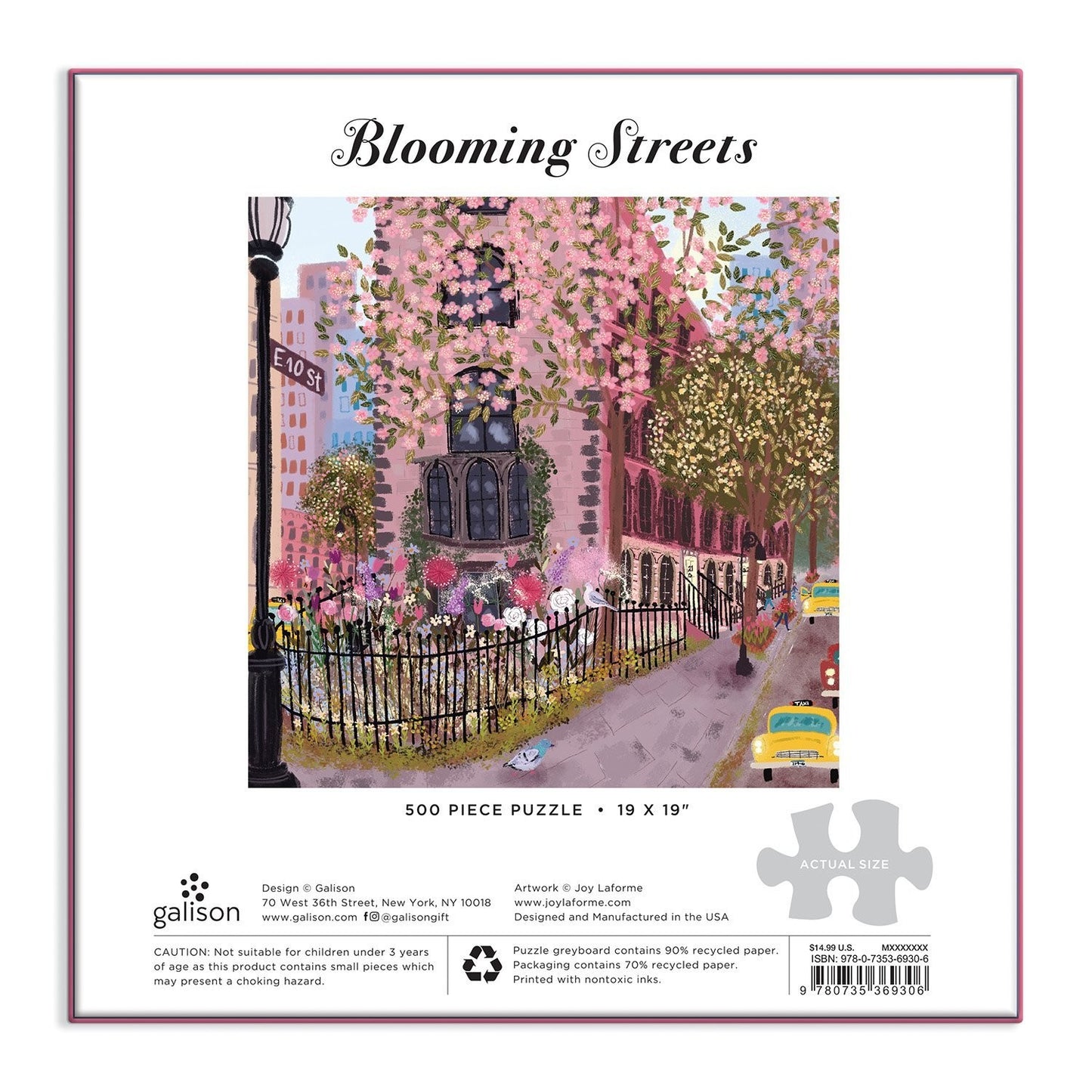 Blooming Streets 500 Piece Jigsaw Puzzle