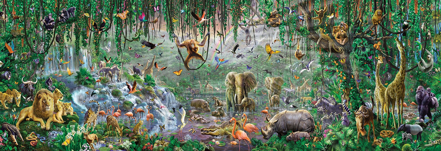 African Mural 500 Piece Jigsaw Puzzle