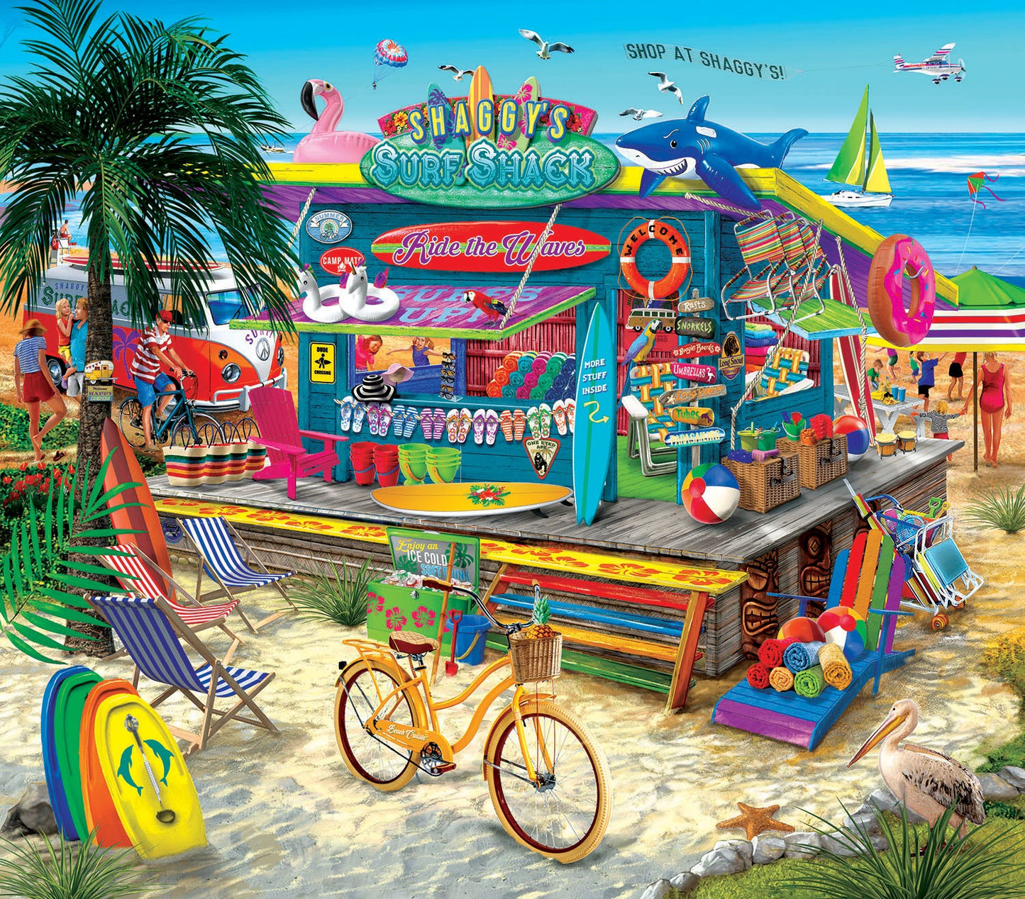 Shaggy's Surf Shop 300 Piece Jigsaw Puzzle