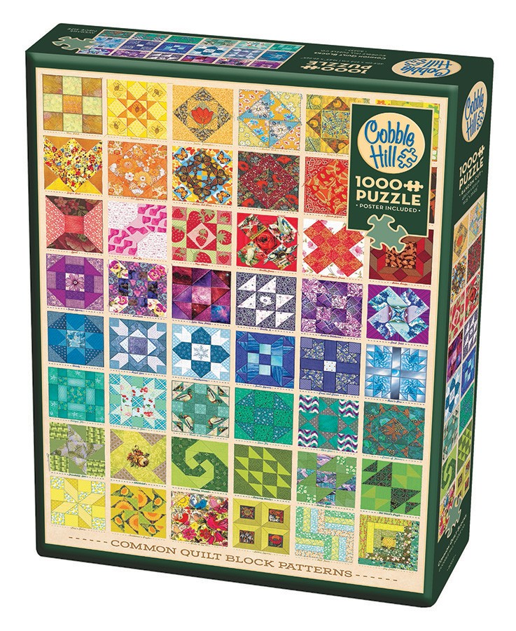 Common Quilt Blocks 1000 Piece Jigsaw Puzzle