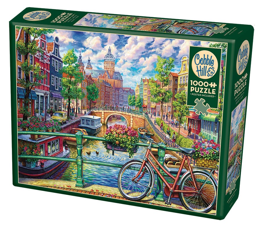 Amsterdam Canal 1000 Piece Jigsaw Puzzle