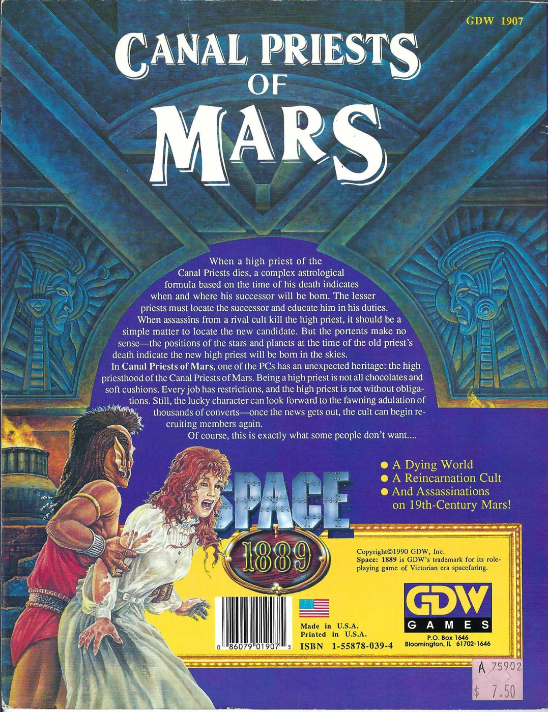 Canal Priests of Mars (Space 1889)