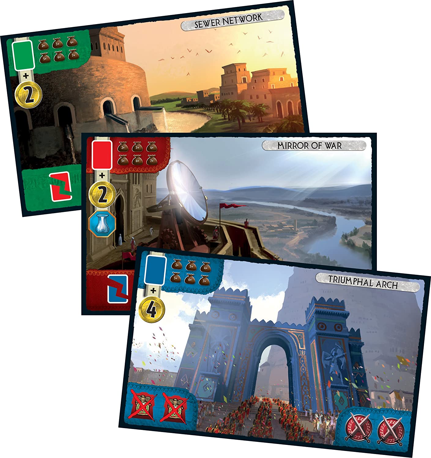 7 Wonders Babel sample cards