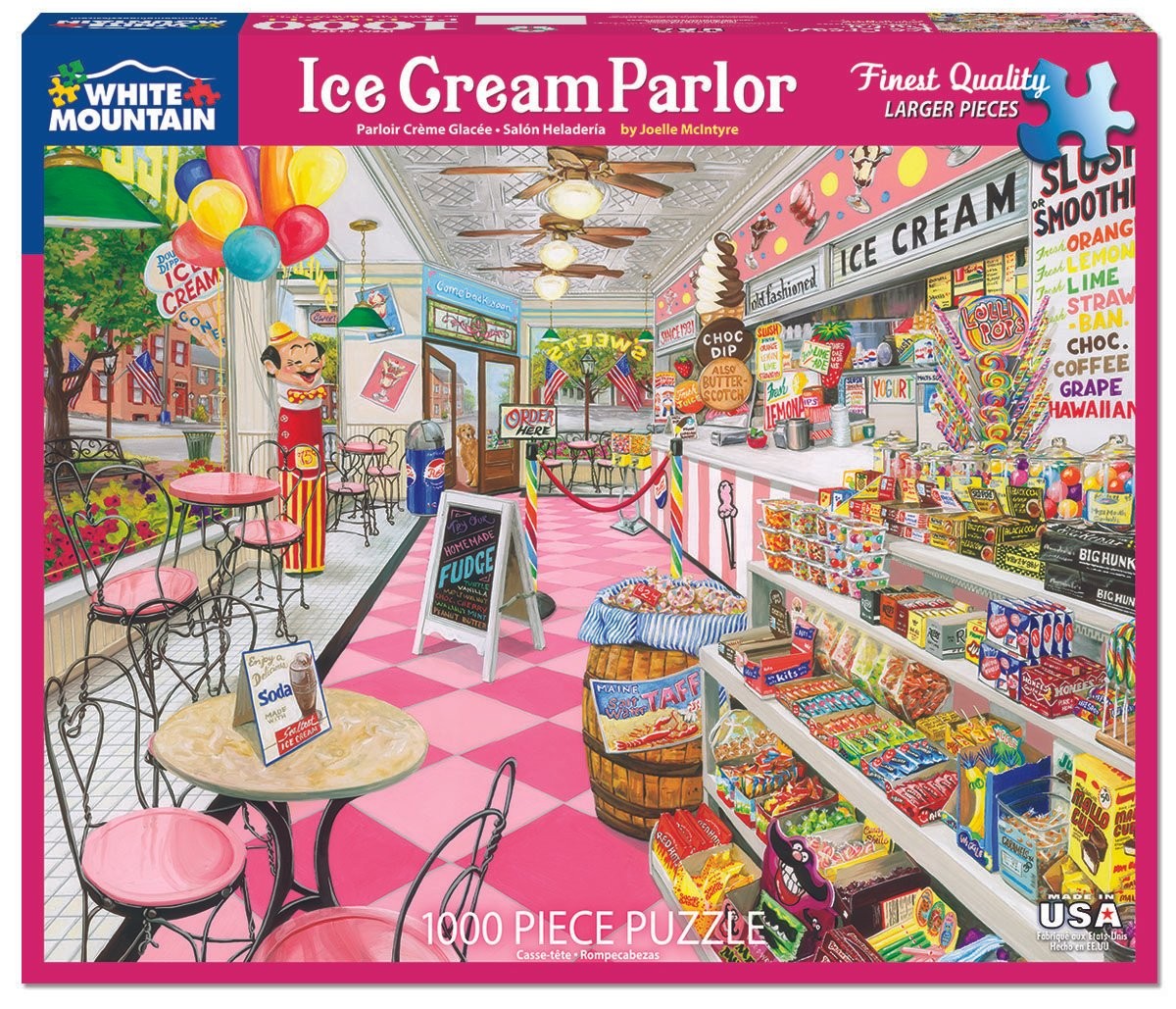 Ice Cream Parlor 1000 Piece Jigsaw Puzzle
