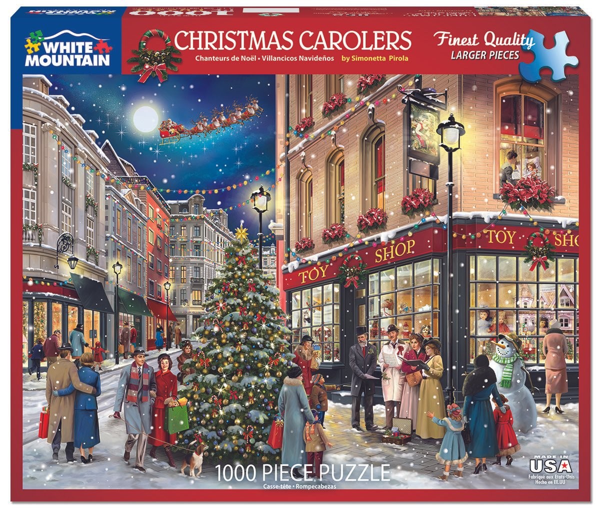 Christmas Carolers 1000 Piece Jigsaw Puzzle