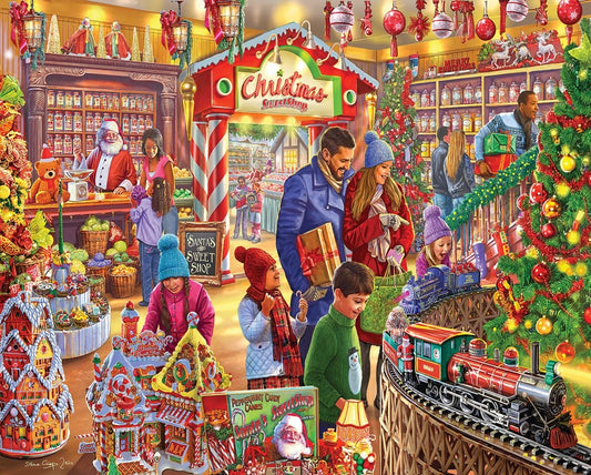 Christmas Sweet Shop 1000 Piece Puzzle