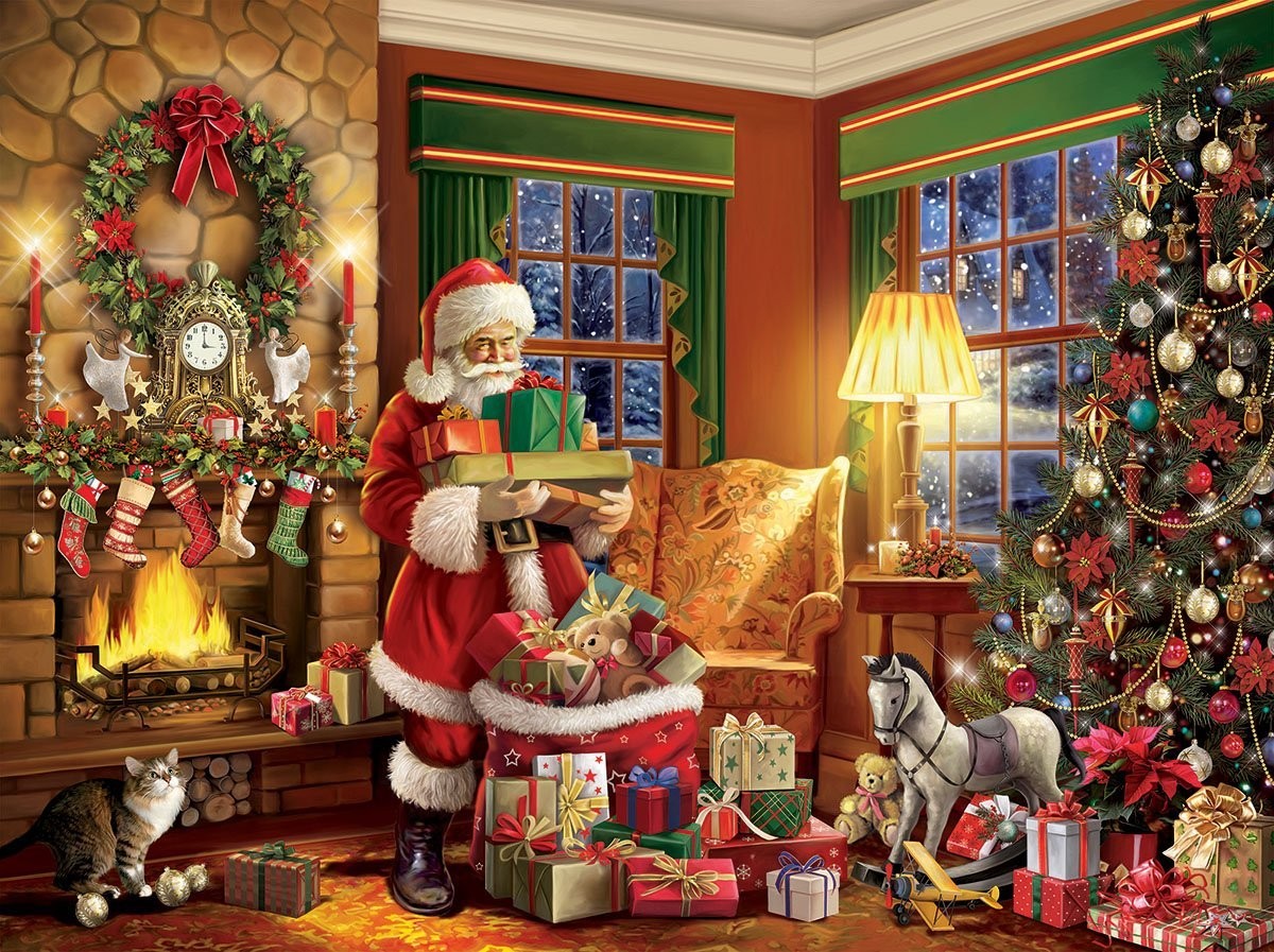 Delivering Gifts 500 Piece Puzzle