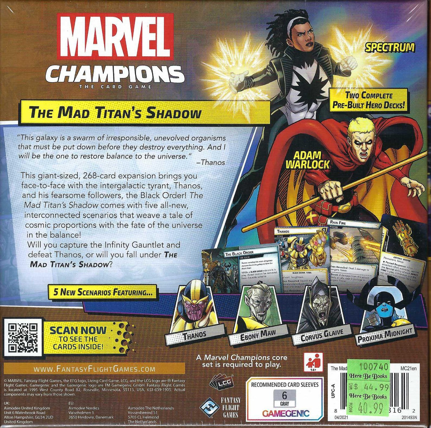 Marvel Champions: The Mad Titan's Shadow expansion
