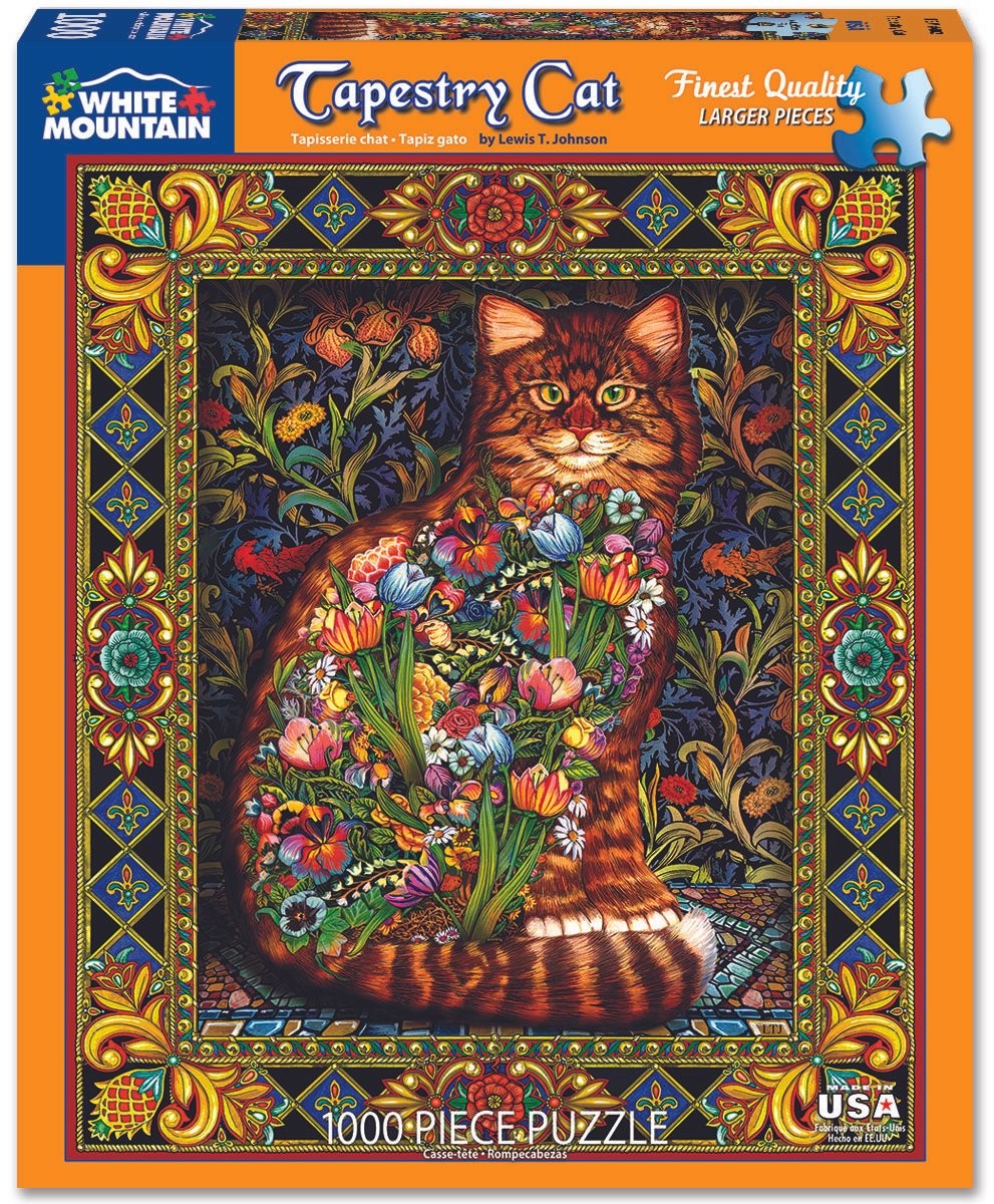 Tapestry Cat, by Lewis T Johnson