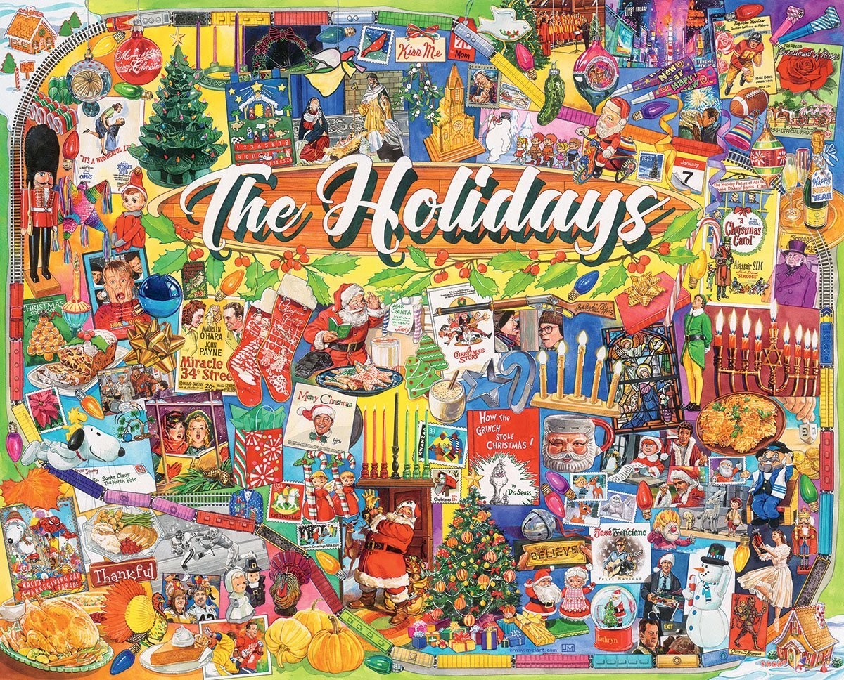 The Holidays 1000 Piece Jigsaw Puzzle image
