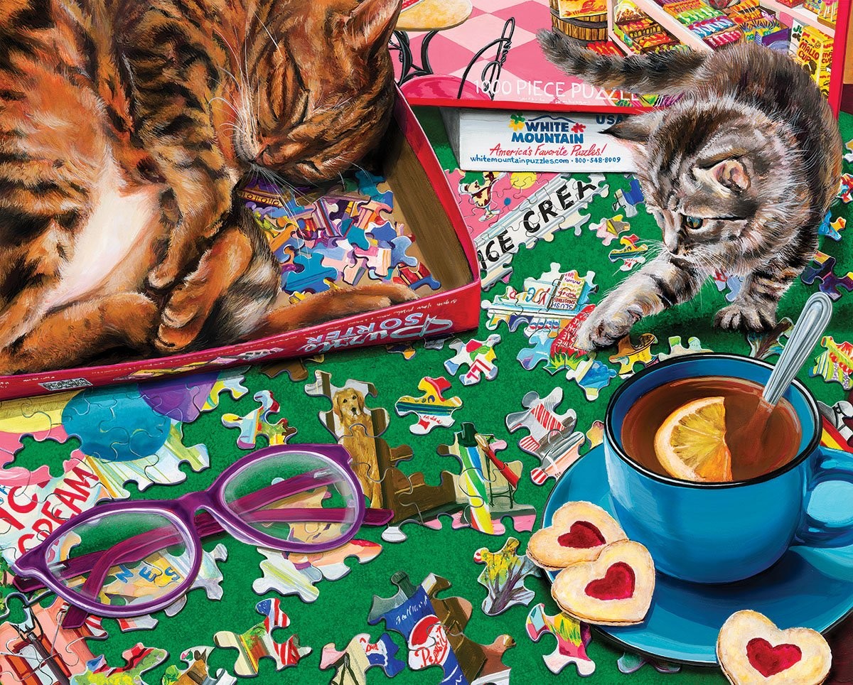 Puzzle Cats 1000 Piece Jigsaw Puzzle image