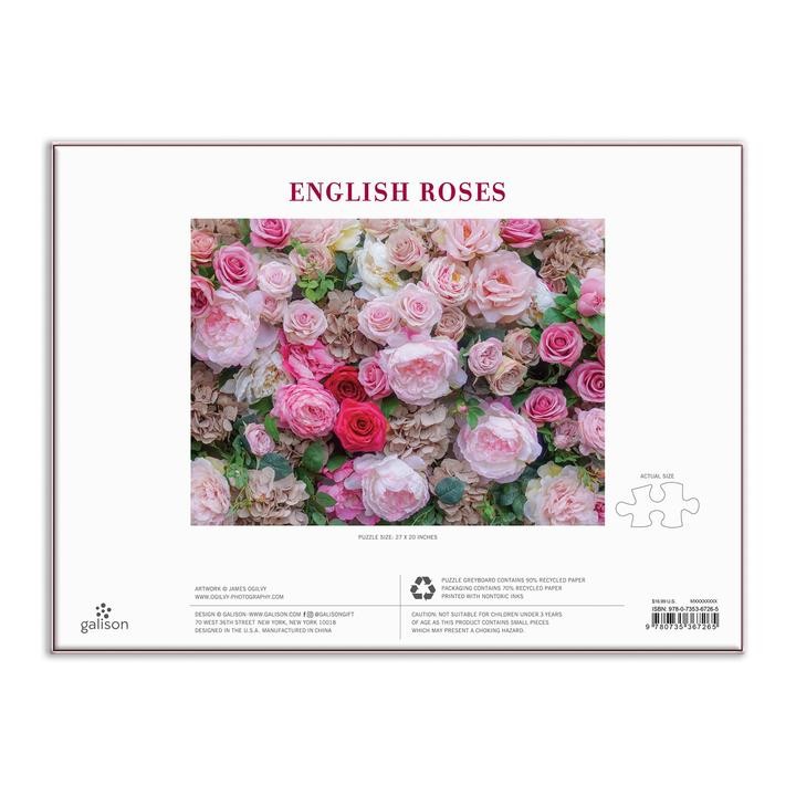 English Roses 1000 Piece Jigsaw Puzzle