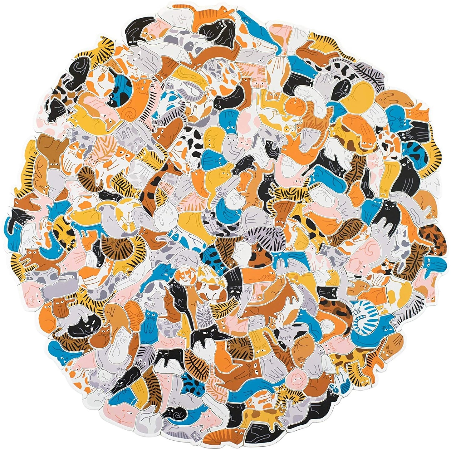 299 Cats and a Dog 300 Piece Round Cluster Jigsaw Puzzle