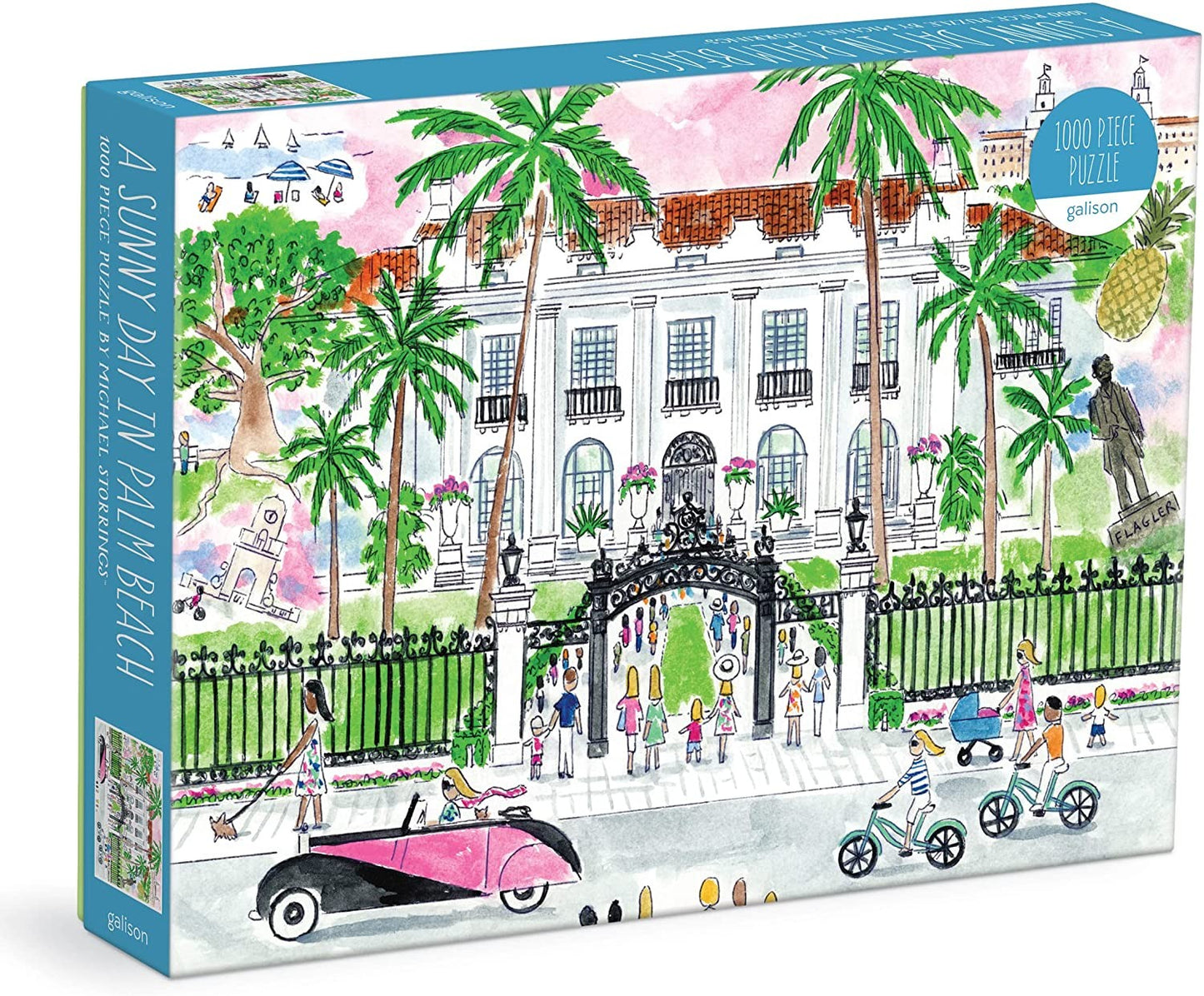 Sunny Day in Palm Beach by Michael Storrings 1000 Piece Jigsaw Puzzle