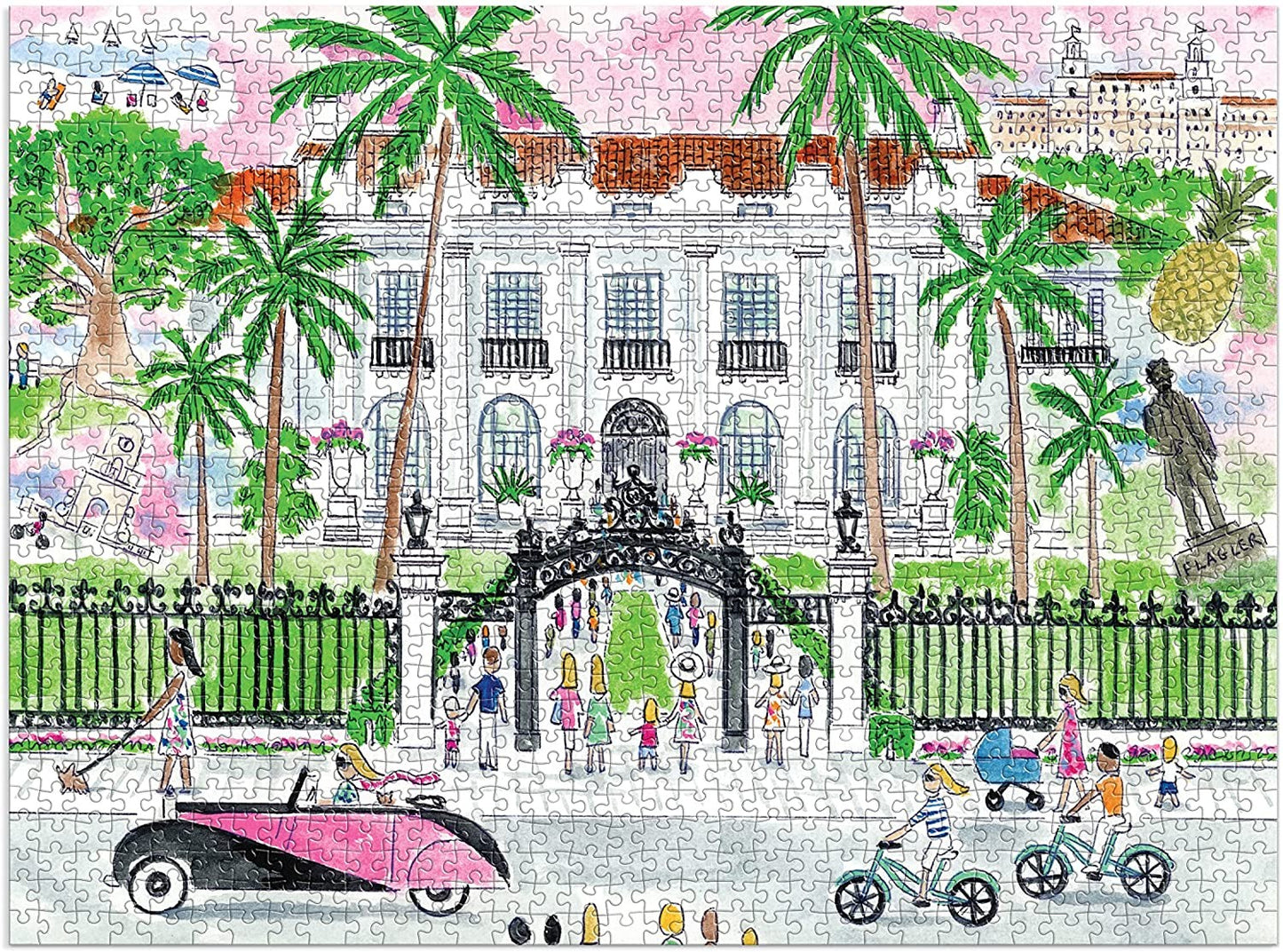 Sunny Day in Palm Beach by Michael Storrings 1000 Piece Jigsaw Puzzle