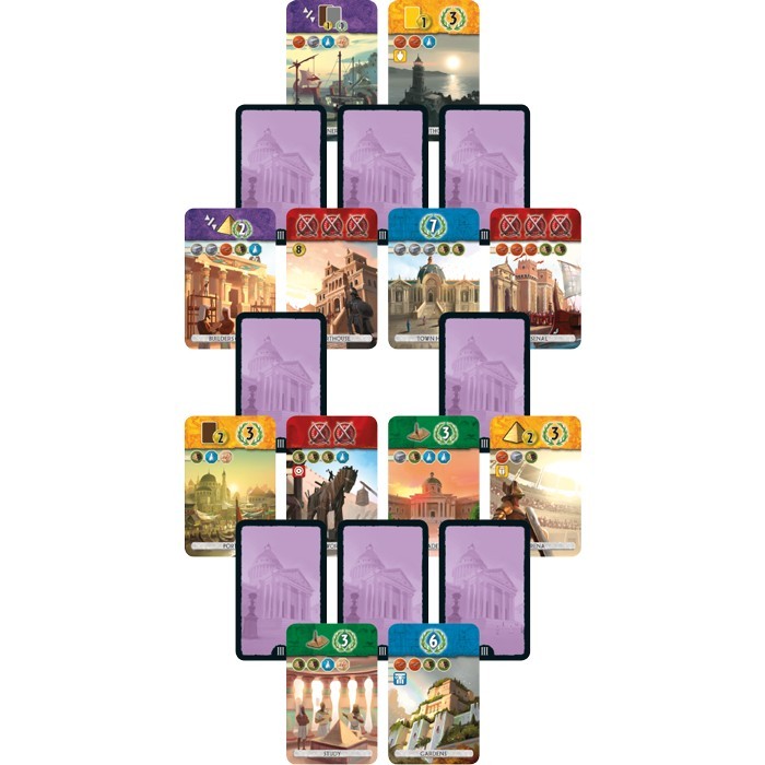 7 Wonders Duels - sample cards