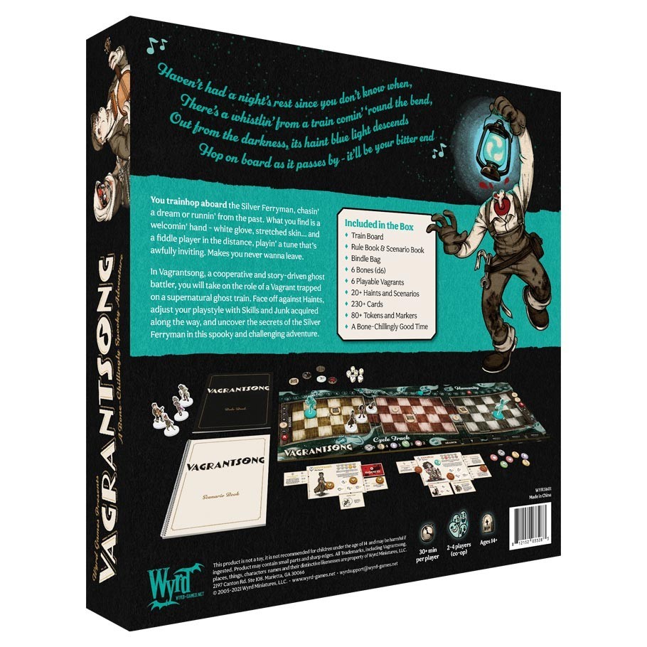 Vagrantsong back of box
