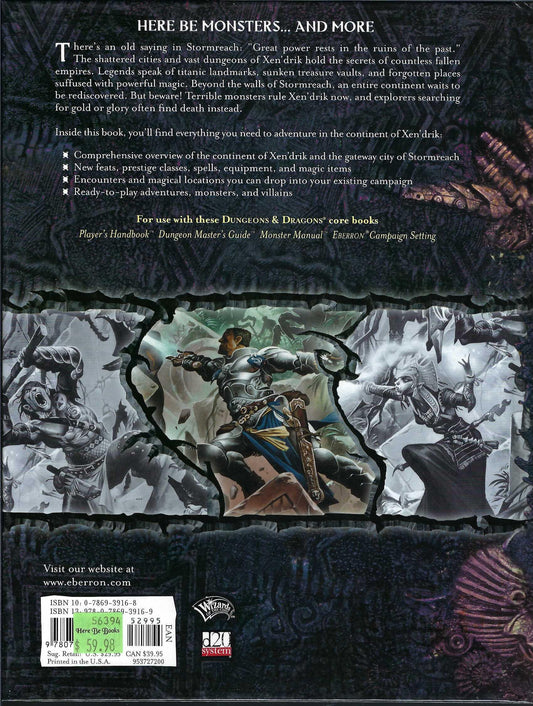 Secrets of Xen'drik back of book