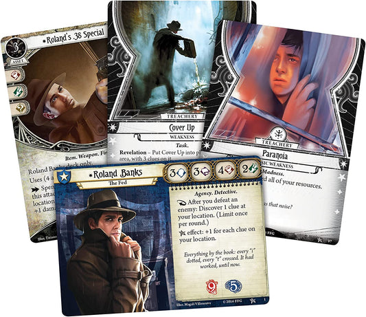 Arkham Horror: The Card Game - Core Set sample cards
