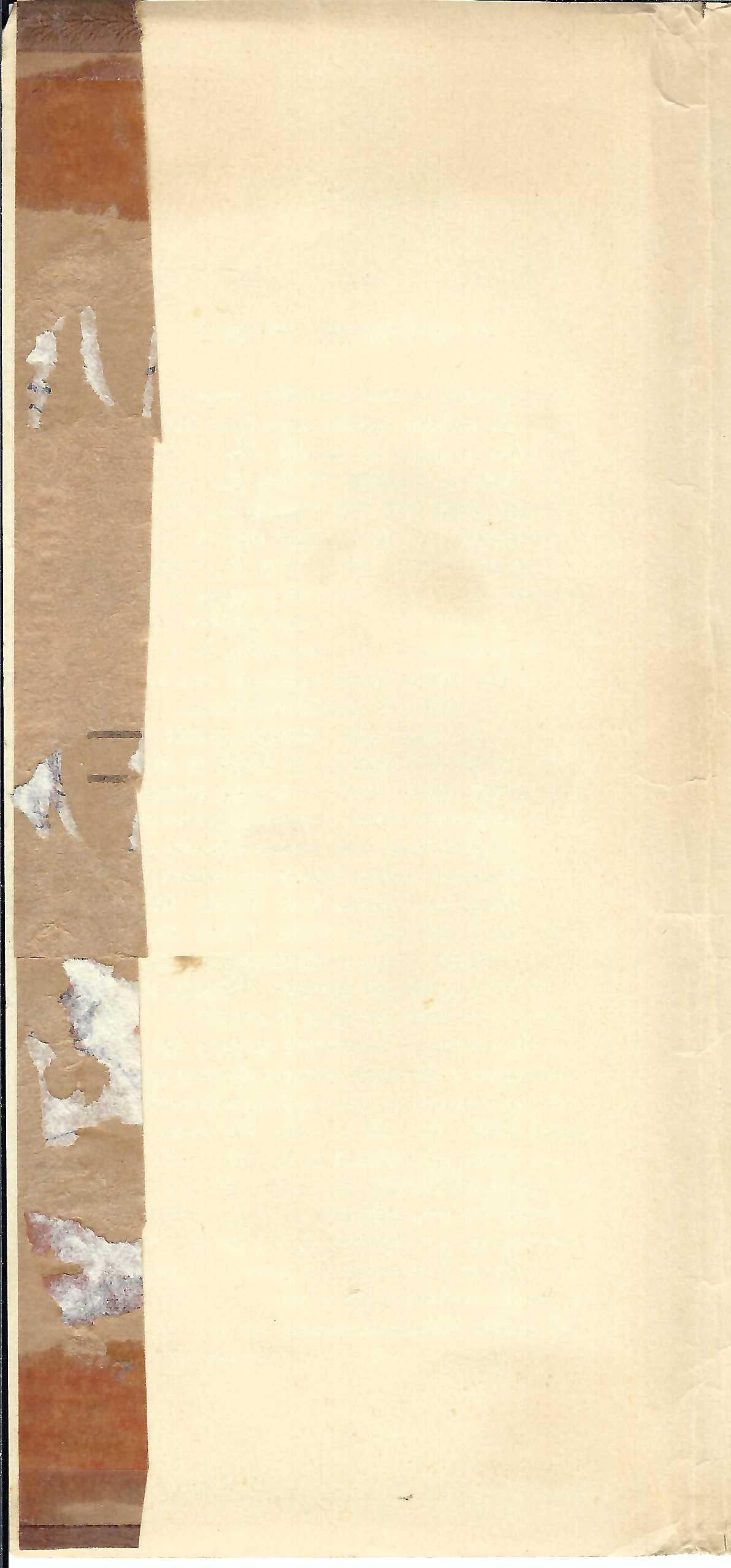 Adhesive on reverse of dust jacket
