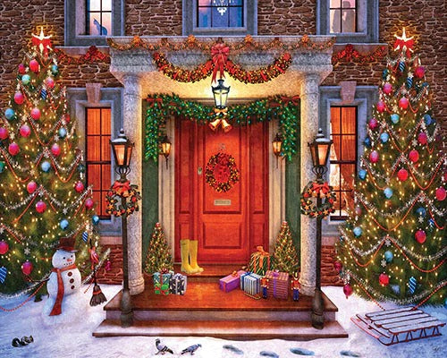 Christmas Lights 1000 Piece Jigsaw Puzzle by White Mountain