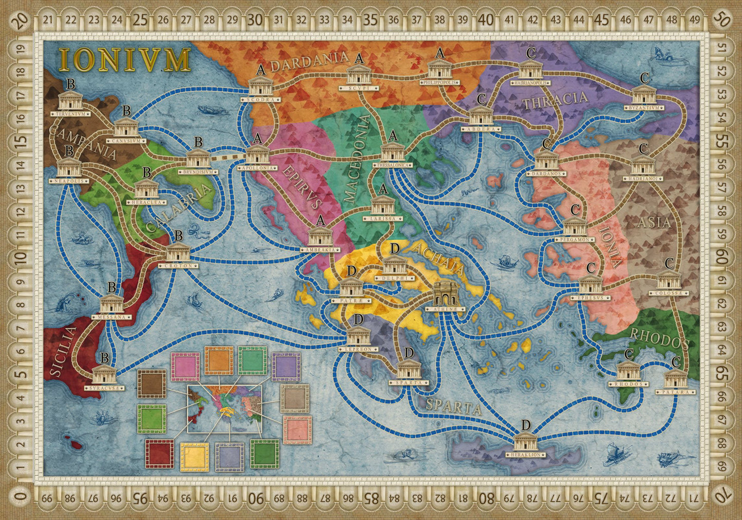 Concordia Venus Ionium Map