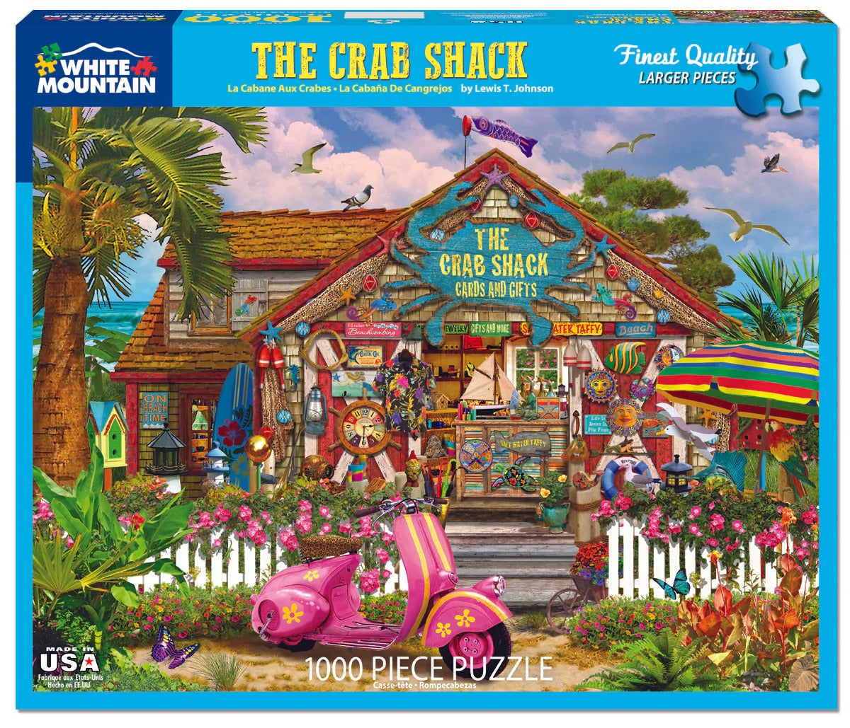 The Crab Shack 1000 Piece Jigsaw Puzzle by White Mountain
