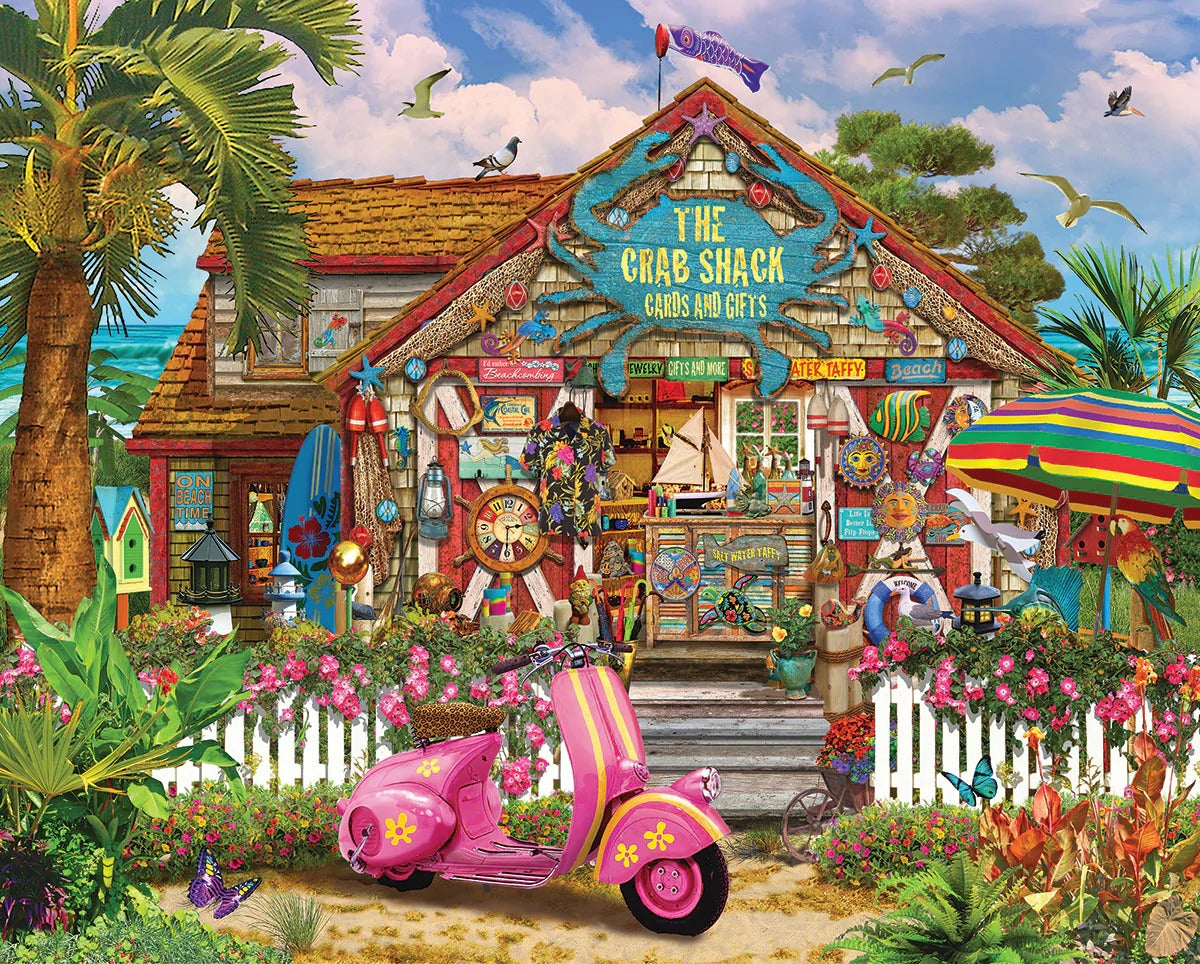 The Crab Shack 1000 Piece Jigsaw Puzzle by White Mountain