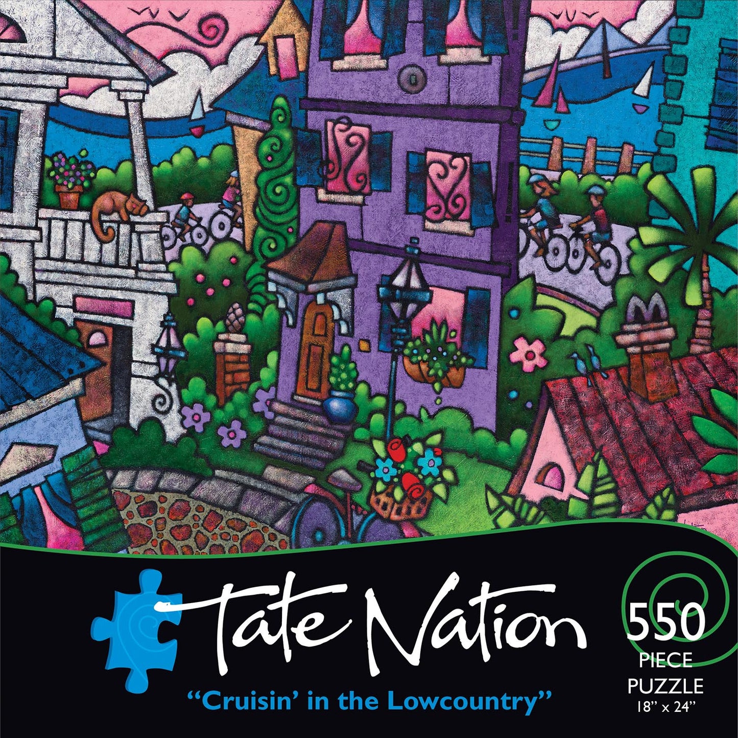Cruisin' in the Lowcountry 550 Piece Jigsaw Puzzle by Tate Nation