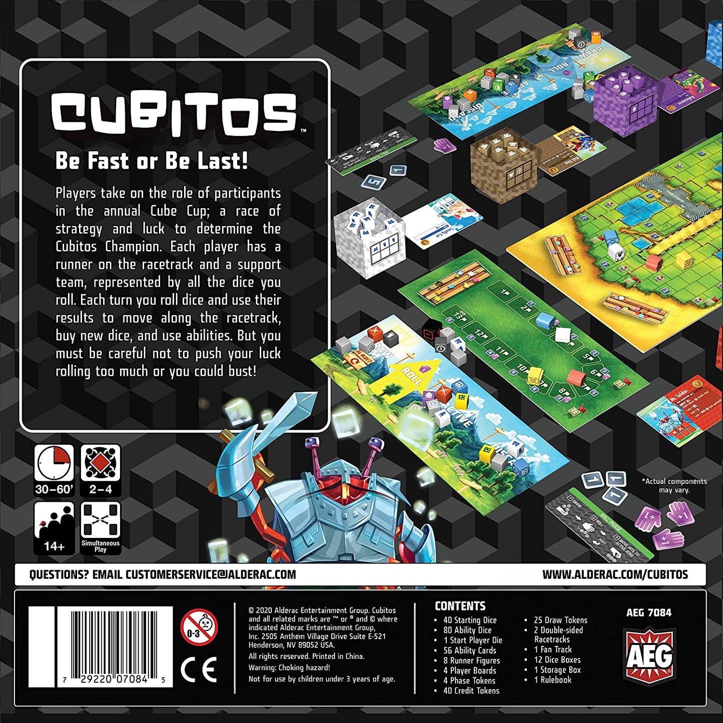 Cubitos back of box