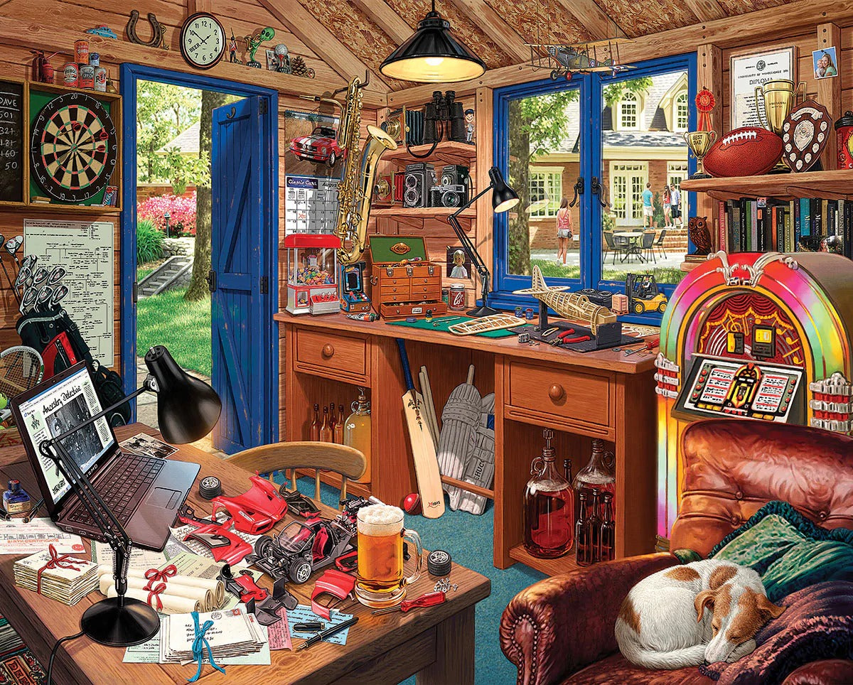 Dad's Hideaway 1000 Piece Jigsaw Puzzle