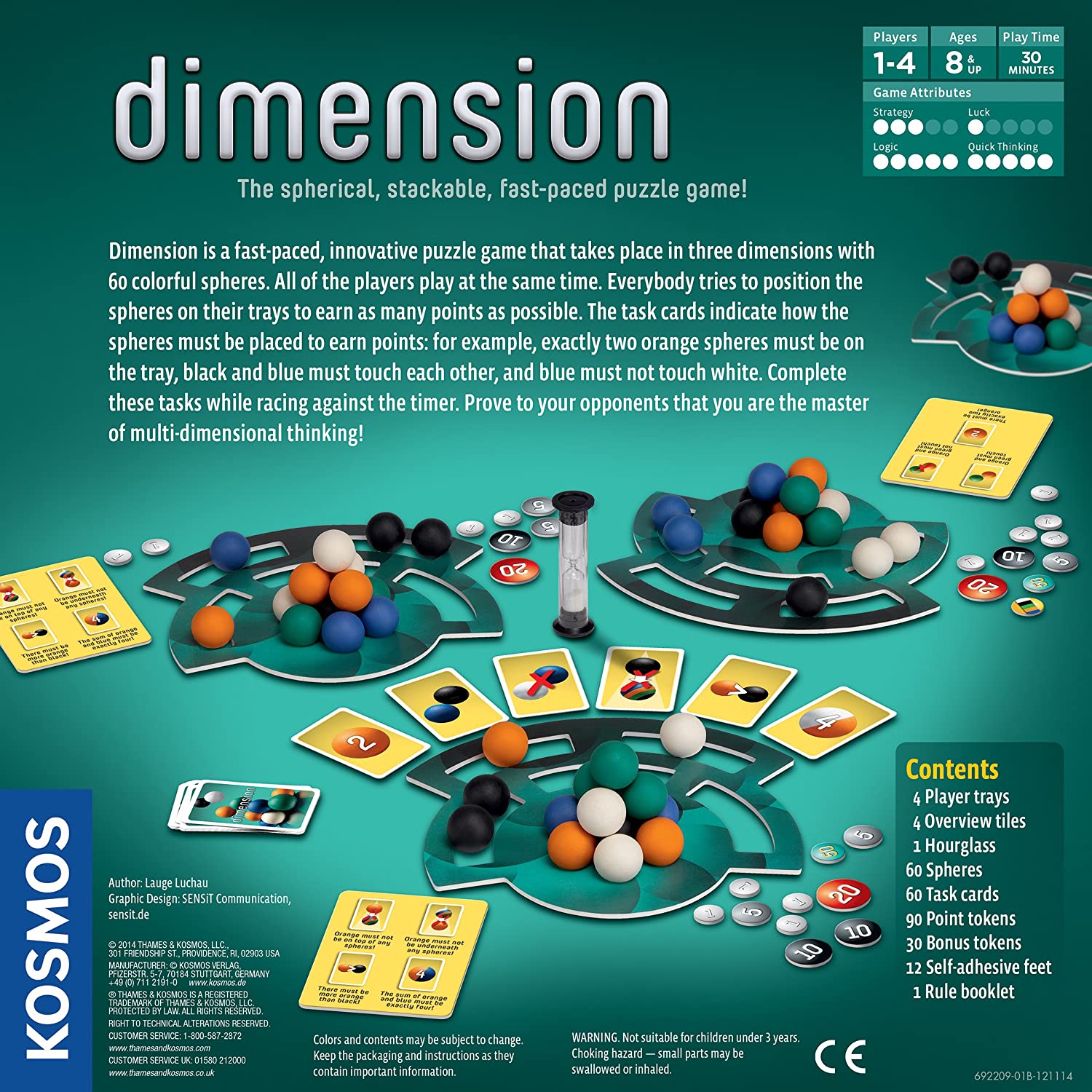 Dimension - the spherical, stackable, fast-paced puzzle game!