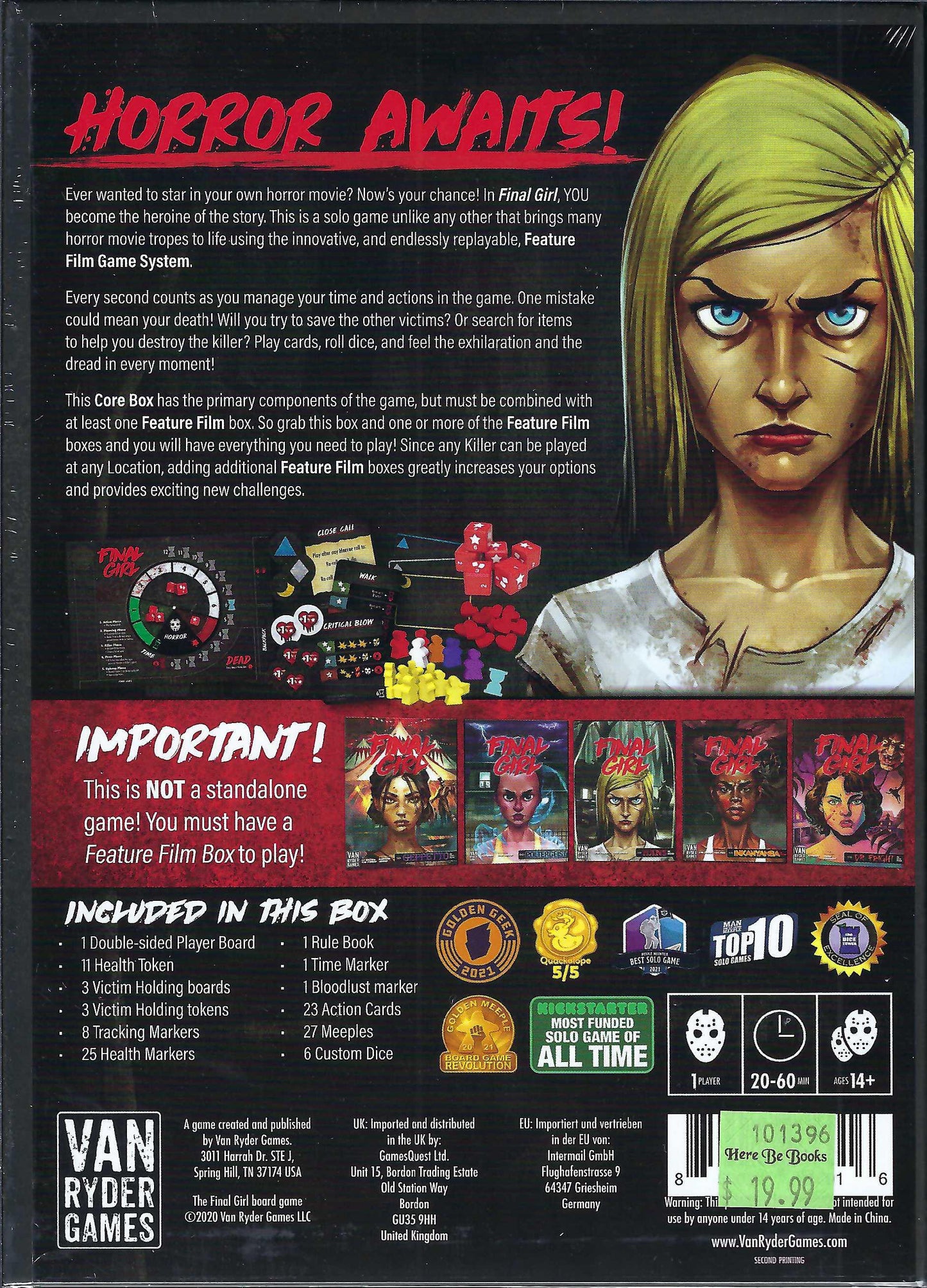 Final Girl Core box back