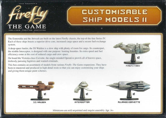 Firefly Customizable Ship Models II