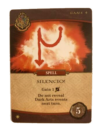 Harry Potter Hogwarts Battle: Silencio! Card