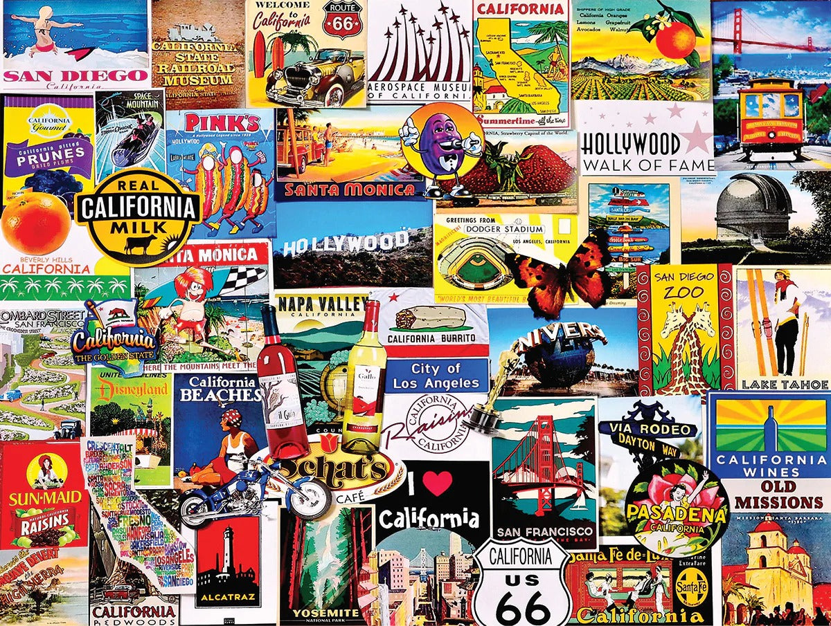 I Love California 1000 Piece Puzzle picture