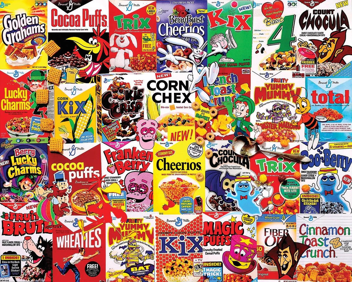I Love Cereal 300 Piece Jigsaw Puzzle by White Mountain Puzzles