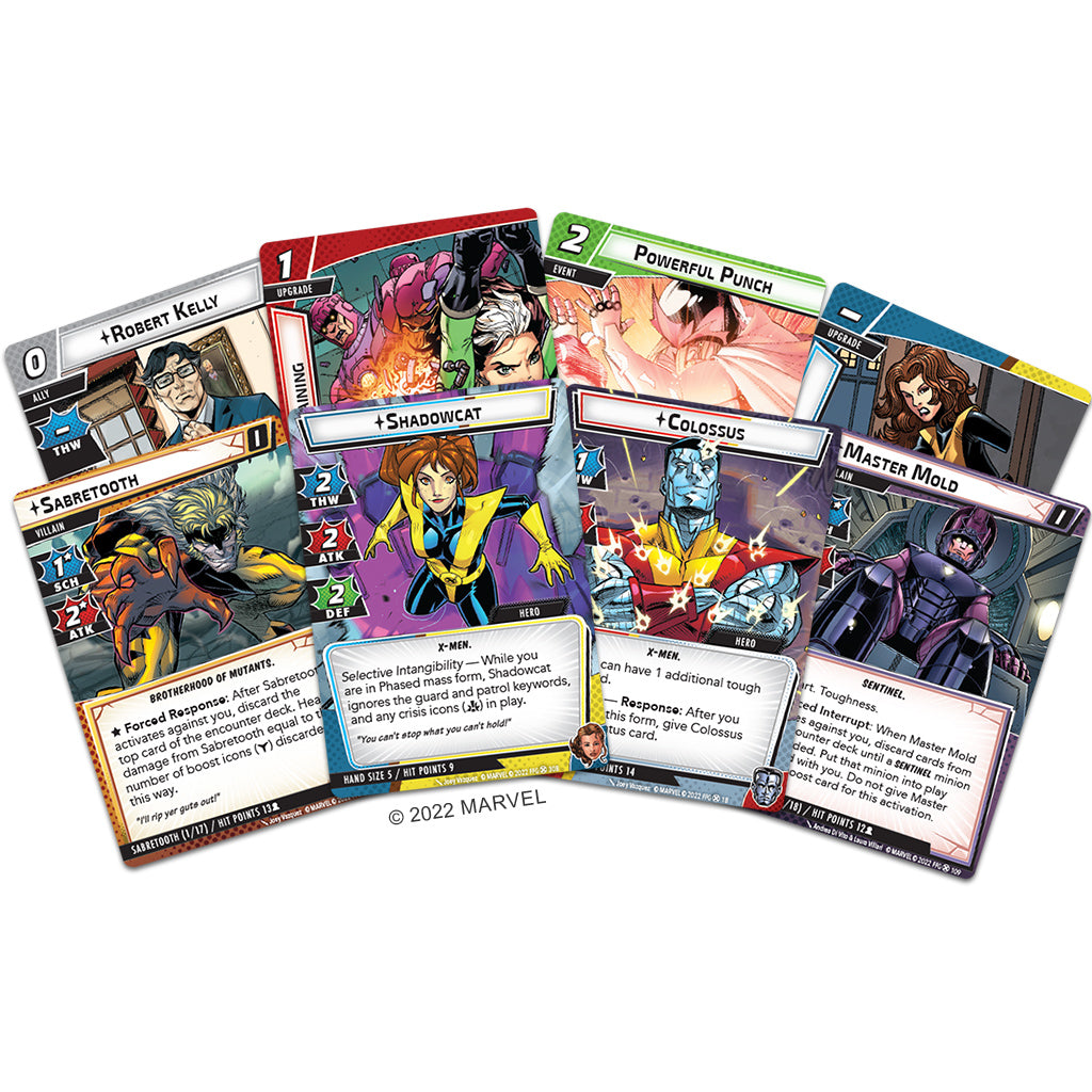 Marvel Champions: Mutant Genesis sample cards