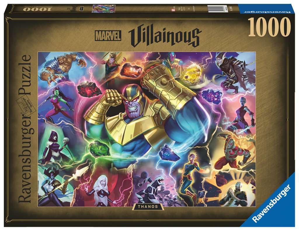 Marvel Villainous Thanos 1000 Piece Puzzle – Here Be Books & Games